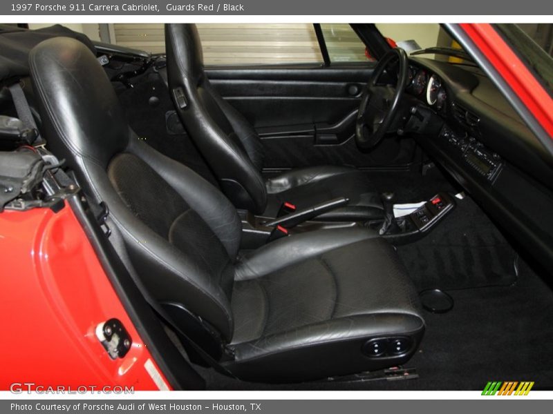 Front Seat of 1997 911 Carrera Cabriolet