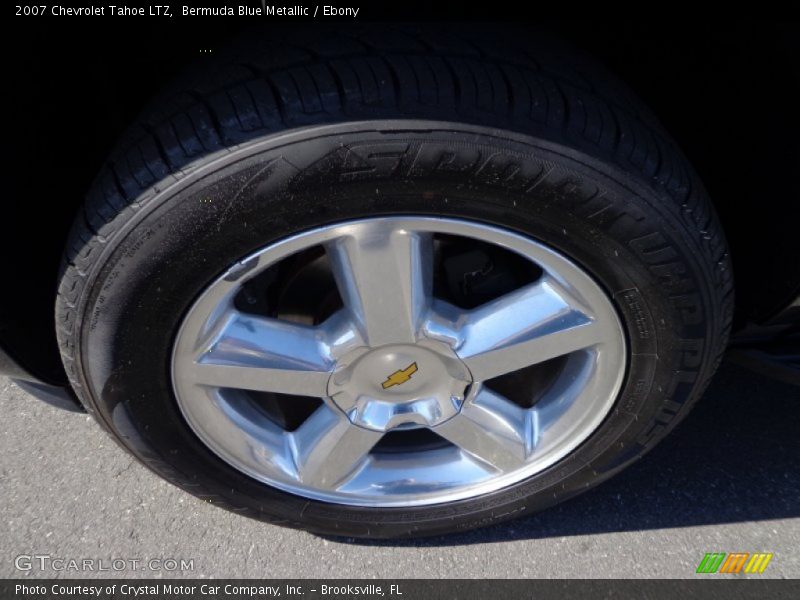 Bermuda Blue Metallic / Ebony 2007 Chevrolet Tahoe LTZ