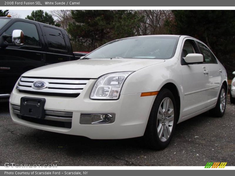 White Suede / Camel 2008 Ford Fusion SEL