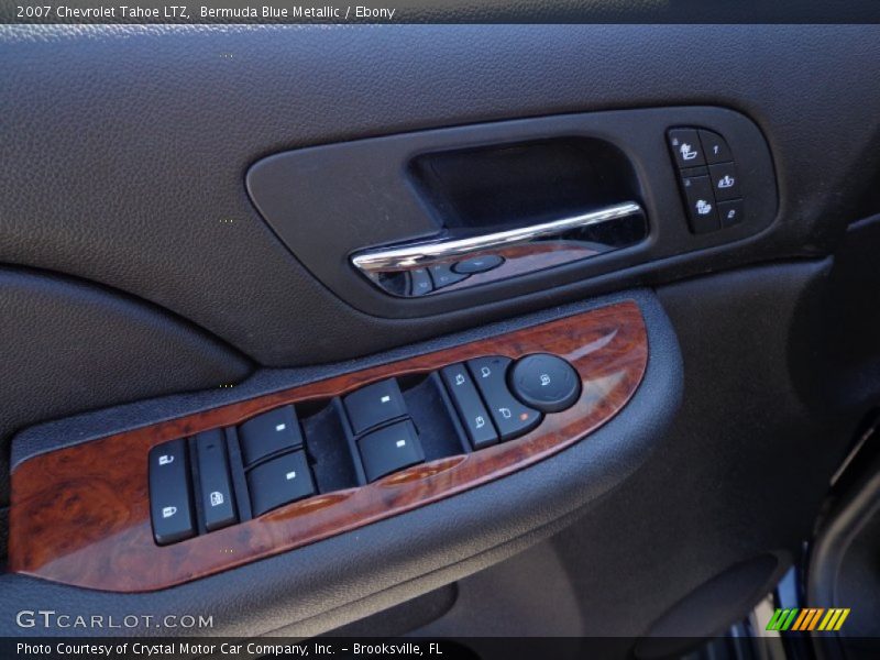 Bermuda Blue Metallic / Ebony 2007 Chevrolet Tahoe LTZ