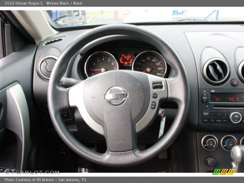 Wicked Black / Black 2010 Nissan Rogue S
