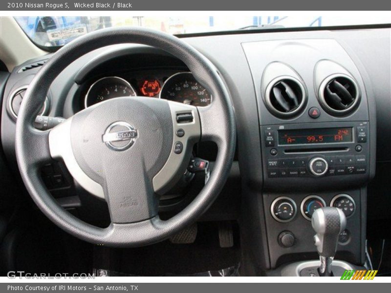 Wicked Black / Black 2010 Nissan Rogue S