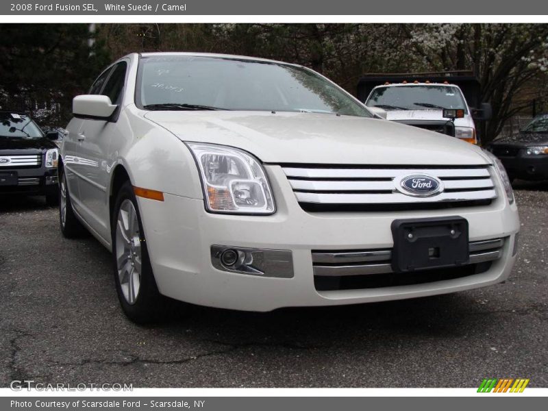 White Suede / Camel 2008 Ford Fusion SEL