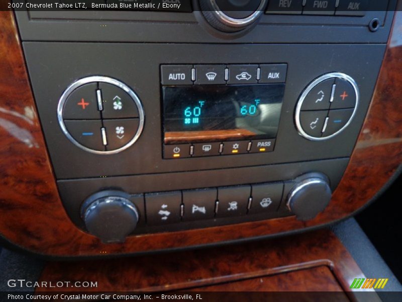 Bermuda Blue Metallic / Ebony 2007 Chevrolet Tahoe LTZ