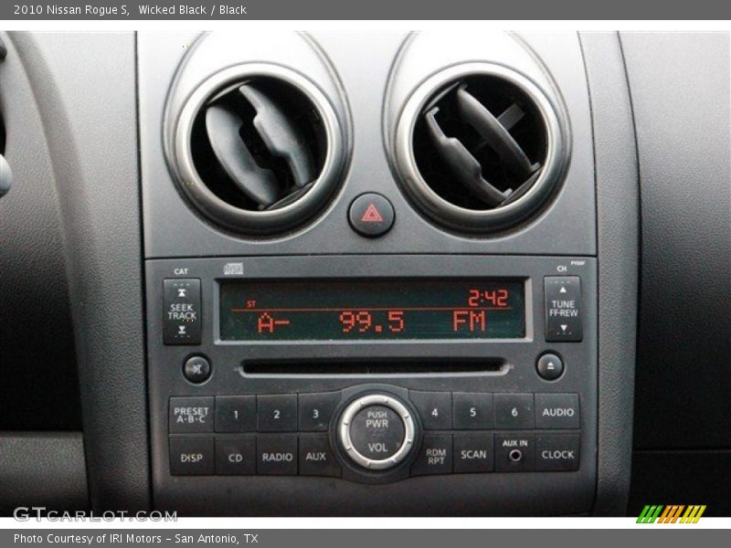 Wicked Black / Black 2010 Nissan Rogue S