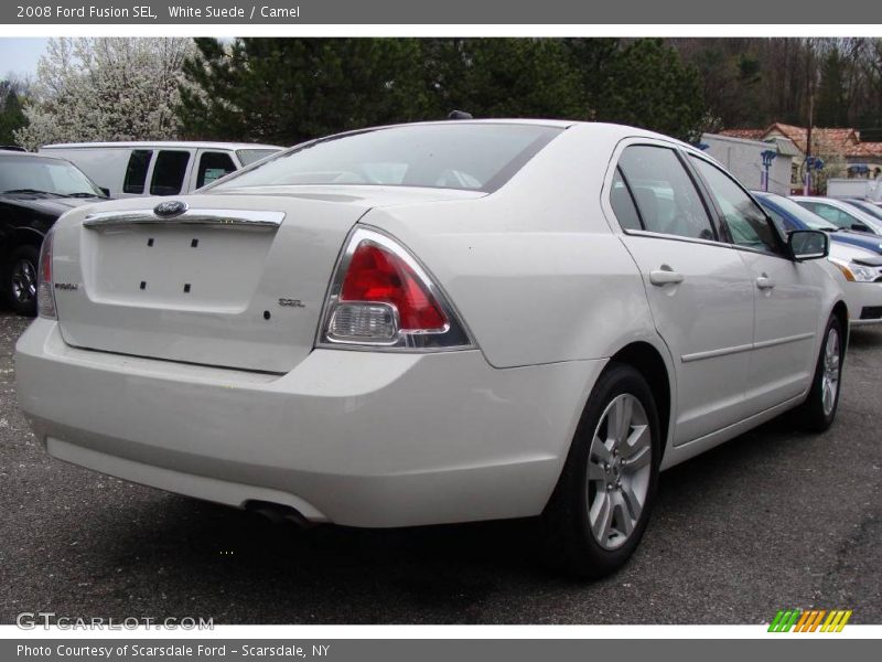 White Suede / Camel 2008 Ford Fusion SEL