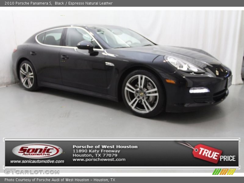 Black / Espresso Natural Leather 2010 Porsche Panamera S