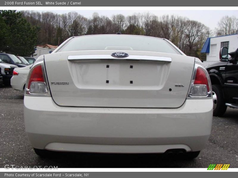 White Suede / Camel 2008 Ford Fusion SEL