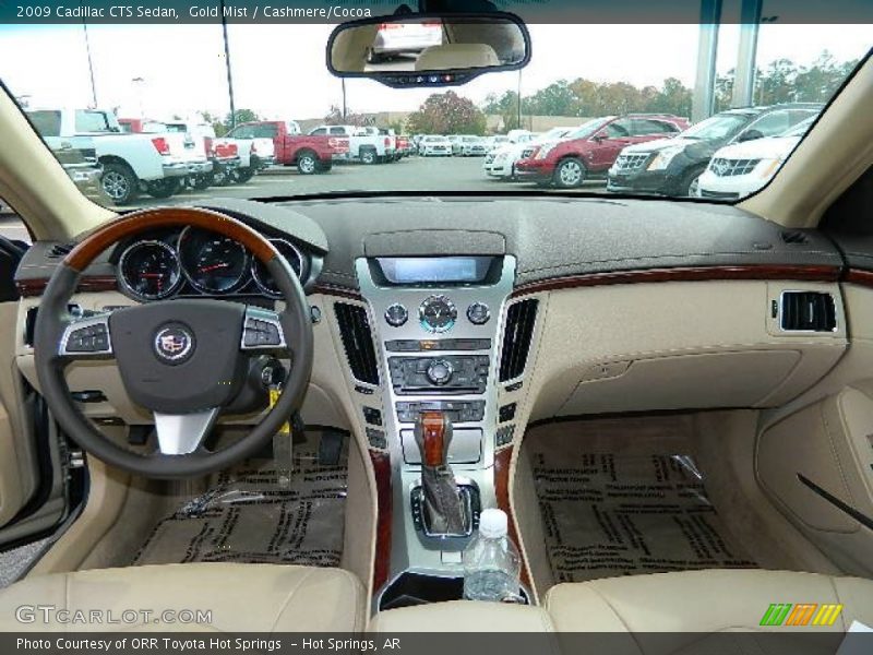 Gold Mist / Cashmere/Cocoa 2009 Cadillac CTS Sedan