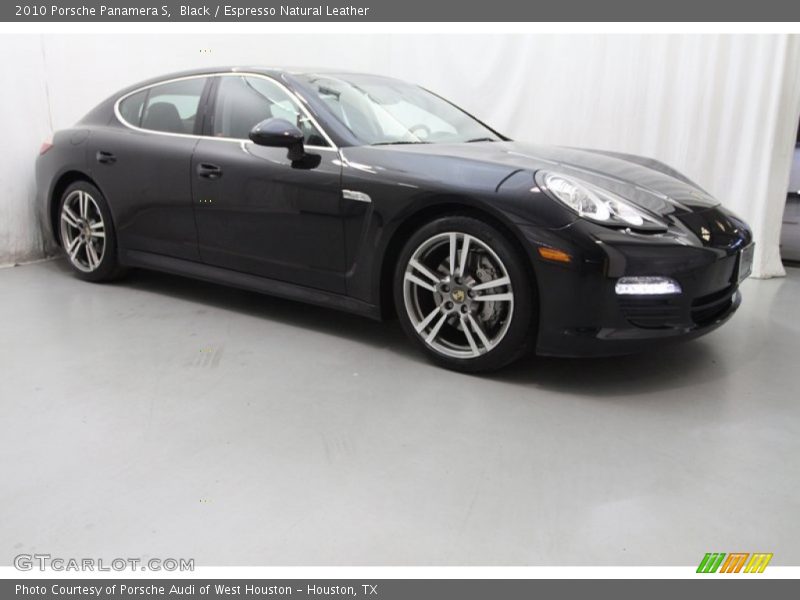 Black / Espresso Natural Leather 2010 Porsche Panamera S