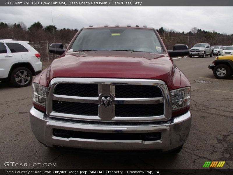 Deep Cherry Red Pearl / Black/Diesel Gray 2013 Ram 2500 SLT Crew Cab 4x4