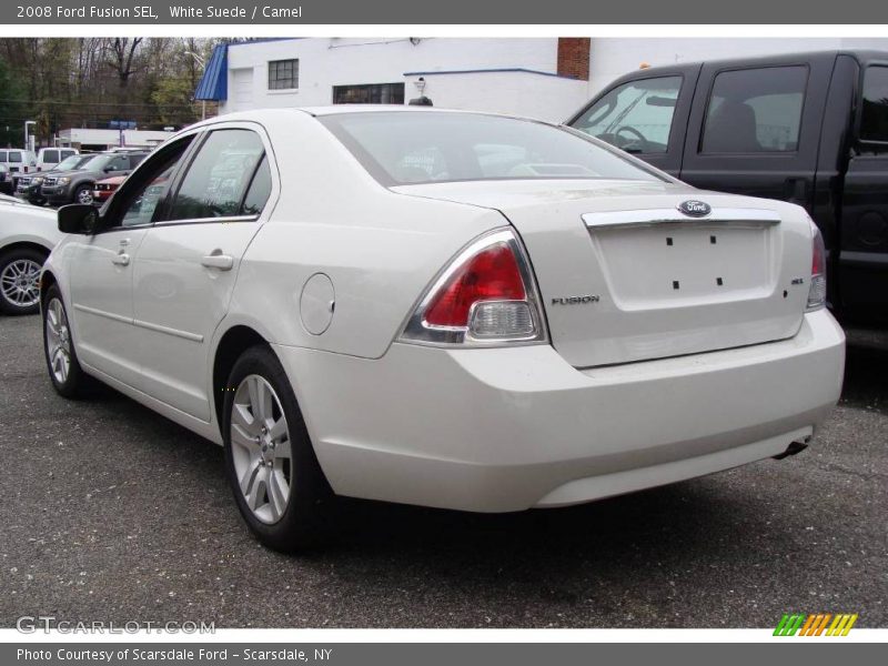 White Suede / Camel 2008 Ford Fusion SEL