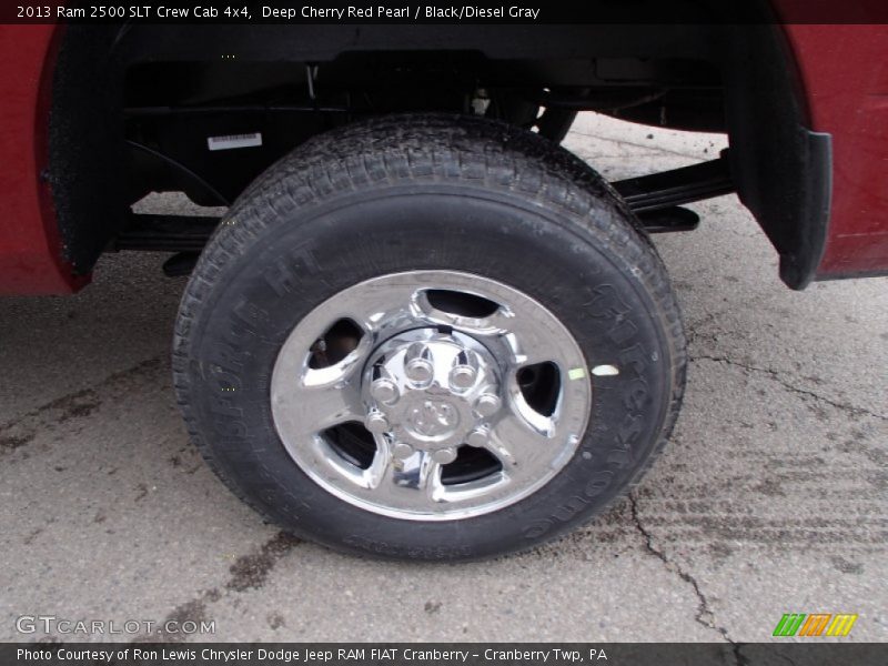 Deep Cherry Red Pearl / Black/Diesel Gray 2013 Ram 2500 SLT Crew Cab 4x4