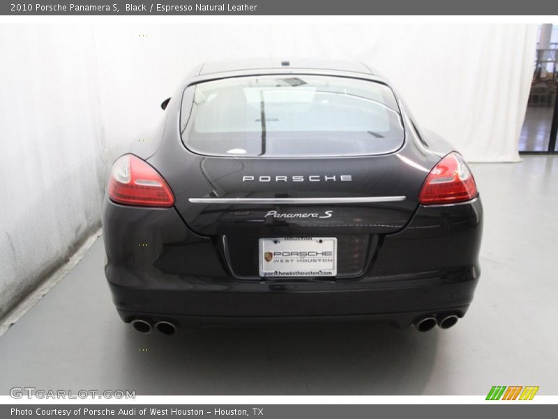 Black / Espresso Natural Leather 2010 Porsche Panamera S