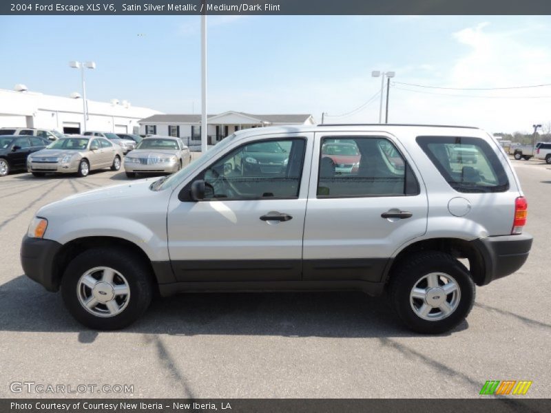 Satin Silver Metallic / Medium/Dark Flint 2004 Ford Escape XLS V6