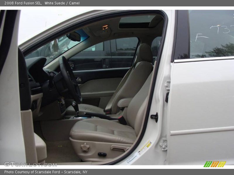White Suede / Camel 2008 Ford Fusion SEL