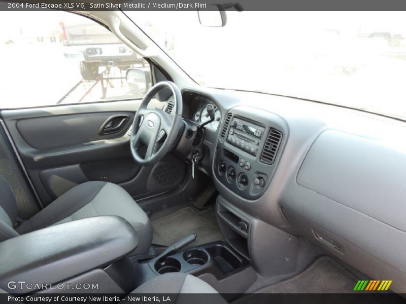 Satin Silver Metallic / Medium/Dark Flint 2004 Ford Escape XLS V6