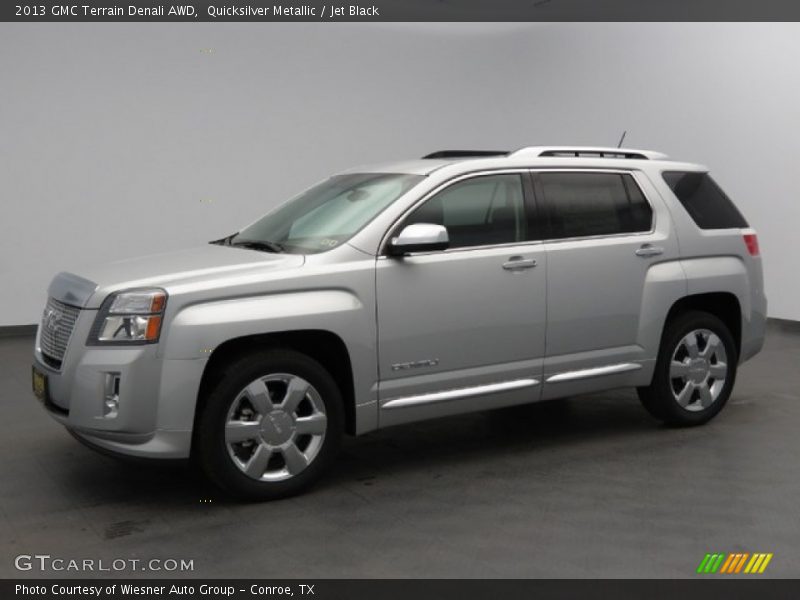 Quicksilver Metallic / Jet Black 2013 GMC Terrain Denali AWD