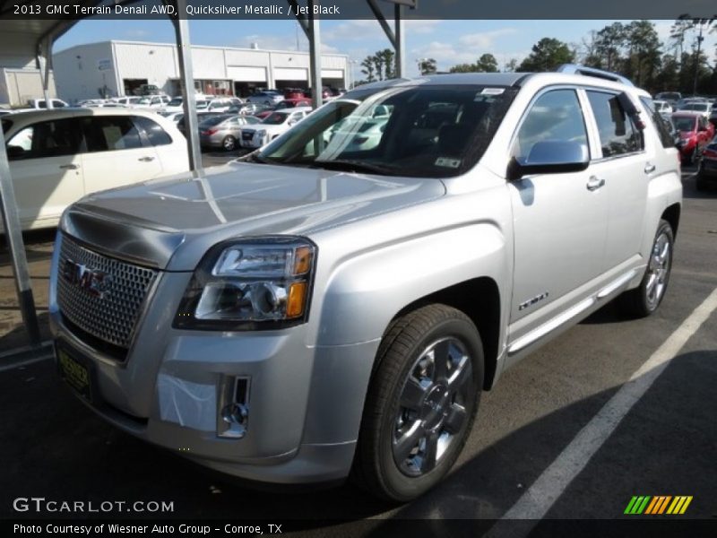 Quicksilver Metallic / Jet Black 2013 GMC Terrain Denali AWD