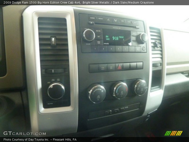 Bright Silver Metallic / Dark Slate/Medium Graystone 2009 Dodge Ram 1500 Big Horn Edition Crew Cab 4x4