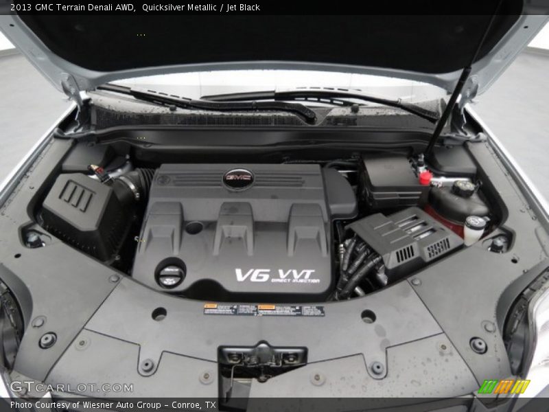 Quicksilver Metallic / Jet Black 2013 GMC Terrain Denali AWD