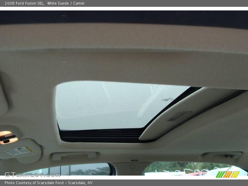 White Suede / Camel 2008 Ford Fusion SEL