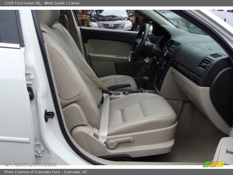 White Suede / Camel 2008 Ford Fusion SEL