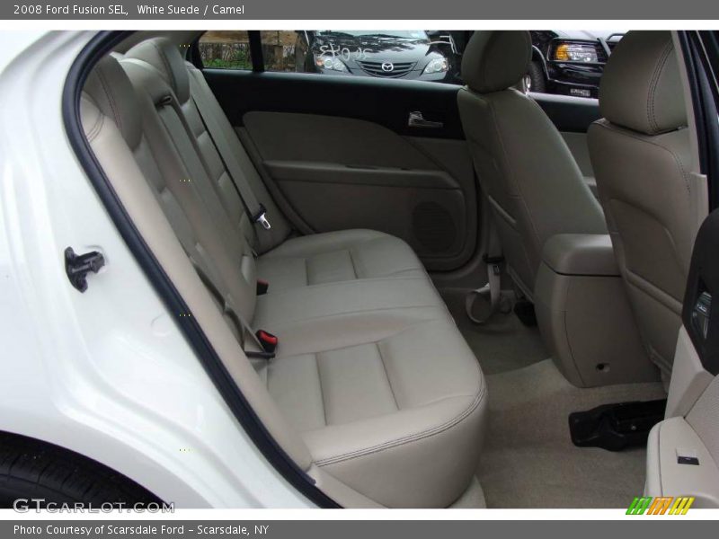 White Suede / Camel 2008 Ford Fusion SEL
