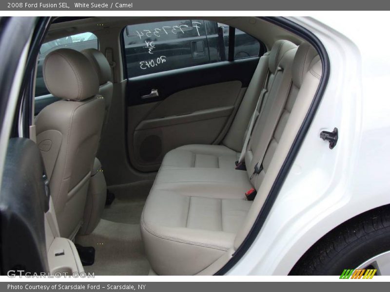 White Suede / Camel 2008 Ford Fusion SEL