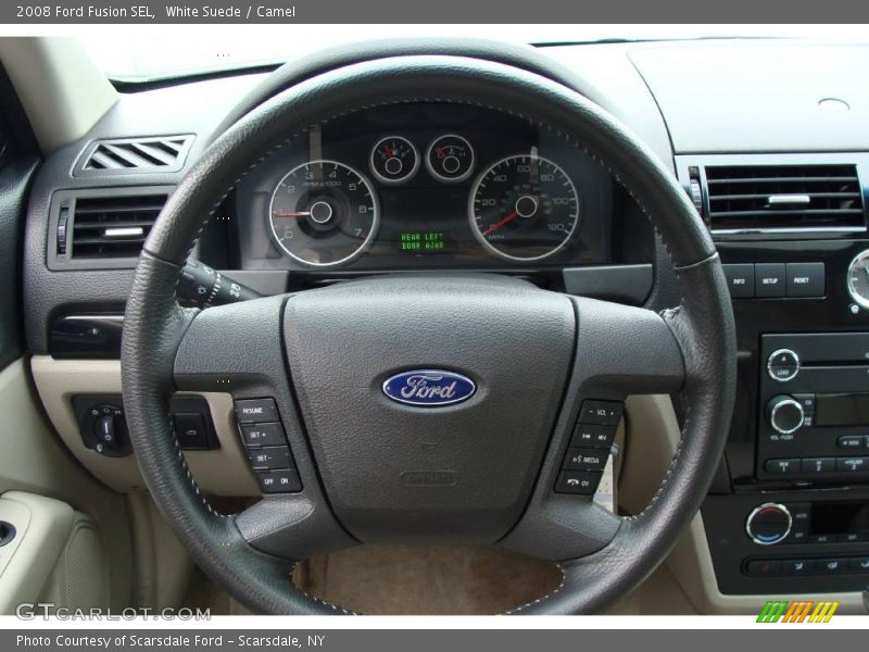 White Suede / Camel 2008 Ford Fusion SEL