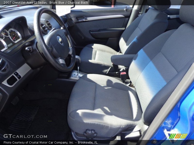 Bright Blue / Charcoal Black 2007 Chevrolet Aveo LS Sedan