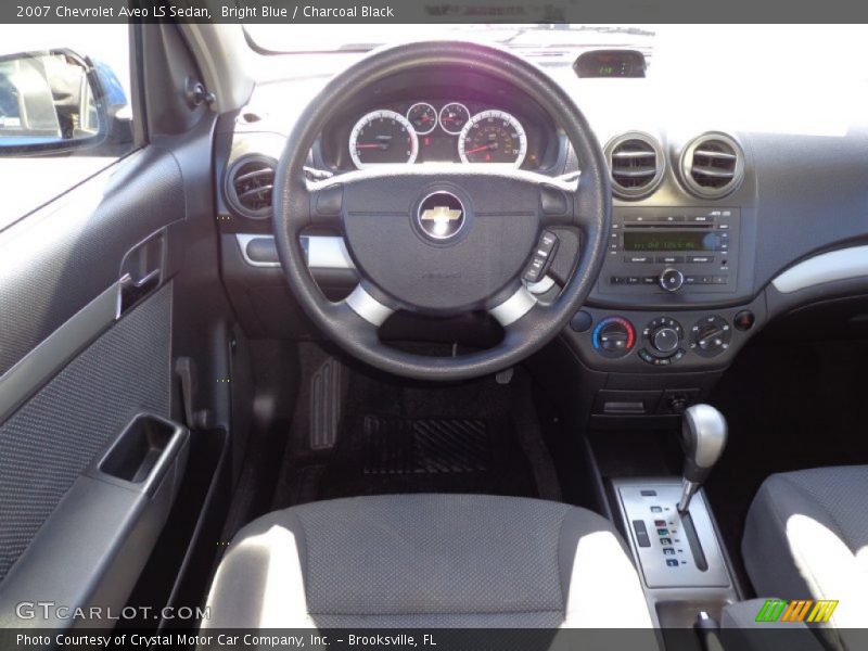Bright Blue / Charcoal Black 2007 Chevrolet Aveo LS Sedan