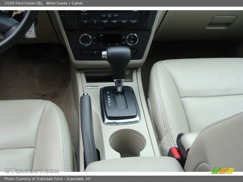 White Suede / Camel 2008 Ford Fusion SEL