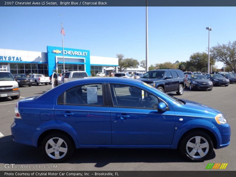Bright Blue / Charcoal Black 2007 Chevrolet Aveo LS Sedan