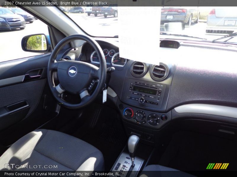 Bright Blue / Charcoal Black 2007 Chevrolet Aveo LS Sedan