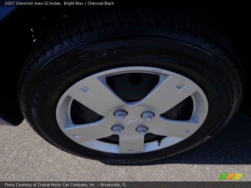 Bright Blue / Charcoal Black 2007 Chevrolet Aveo LS Sedan
