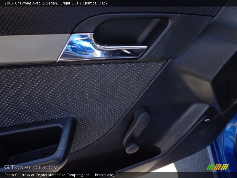 Bright Blue / Charcoal Black 2007 Chevrolet Aveo LS Sedan