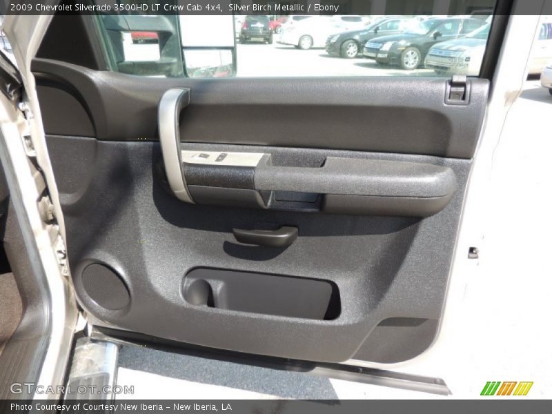 Silver Birch Metallic / Ebony 2009 Chevrolet Silverado 3500HD LT Crew Cab 4x4