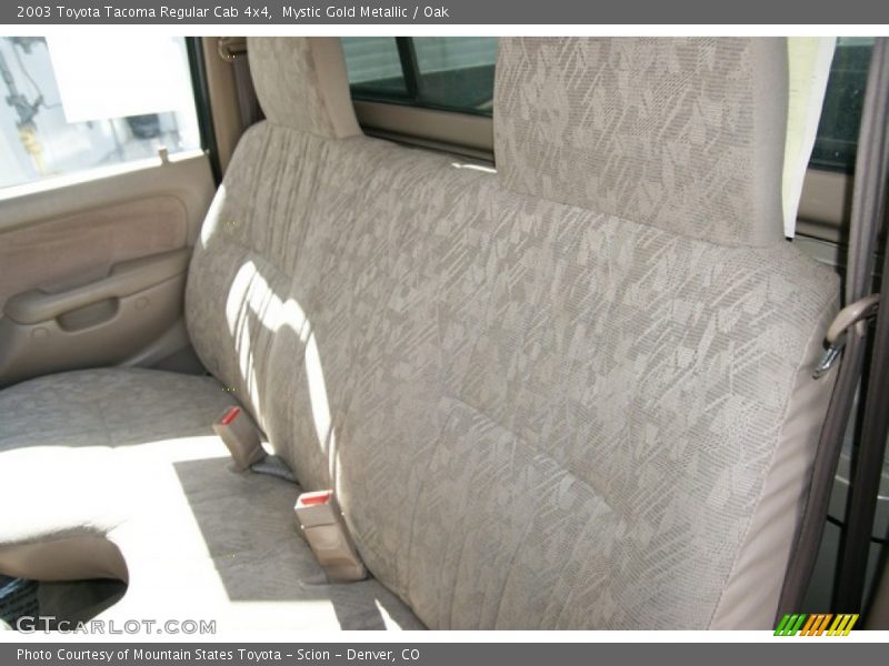Mystic Gold Metallic / Oak 2003 Toyota Tacoma Regular Cab 4x4
