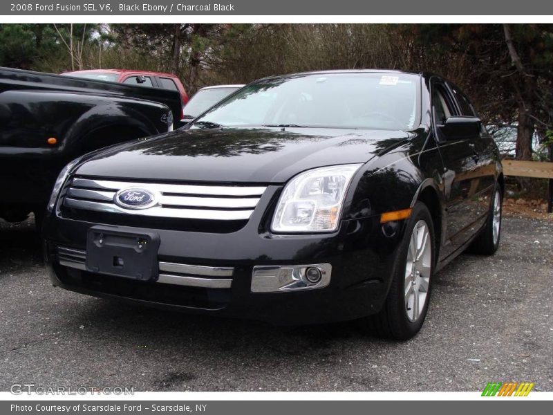 Black Ebony / Charcoal Black 2008 Ford Fusion SEL V6