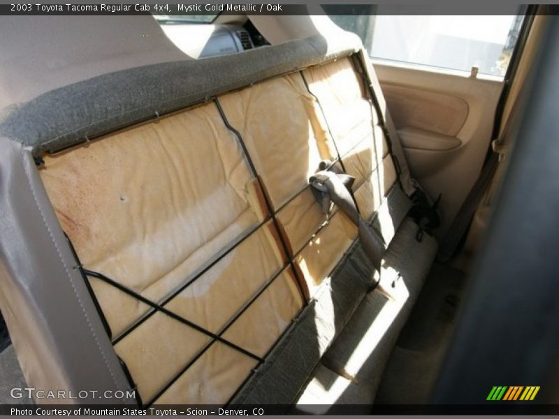 Mystic Gold Metallic / Oak 2003 Toyota Tacoma Regular Cab 4x4