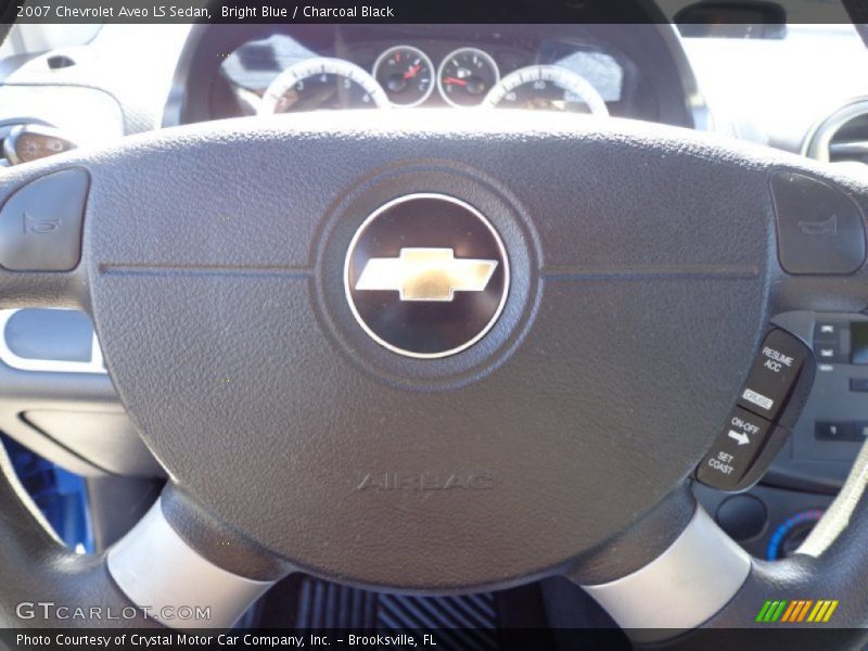 Bright Blue / Charcoal Black 2007 Chevrolet Aveo LS Sedan