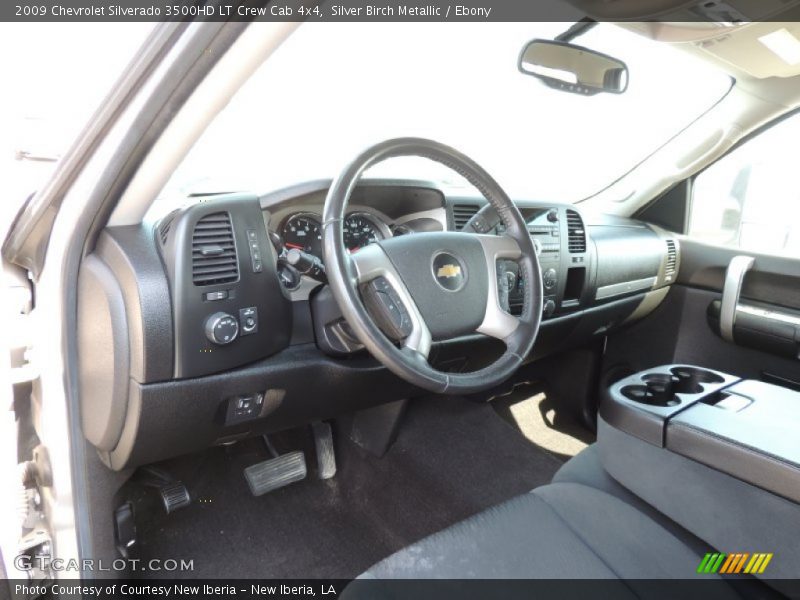 Silver Birch Metallic / Ebony 2009 Chevrolet Silverado 3500HD LT Crew Cab 4x4