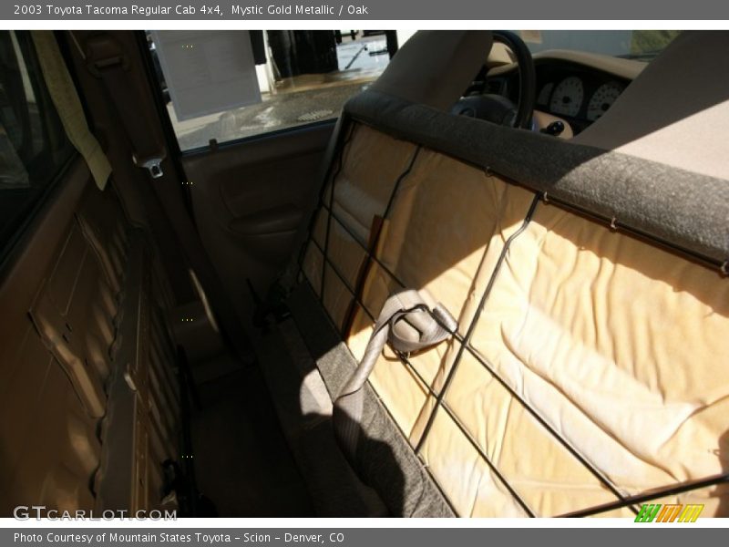 Mystic Gold Metallic / Oak 2003 Toyota Tacoma Regular Cab 4x4