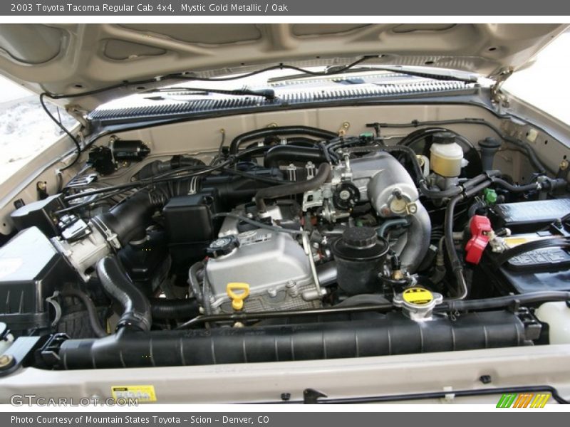 Mystic Gold Metallic / Oak 2003 Toyota Tacoma Regular Cab 4x4