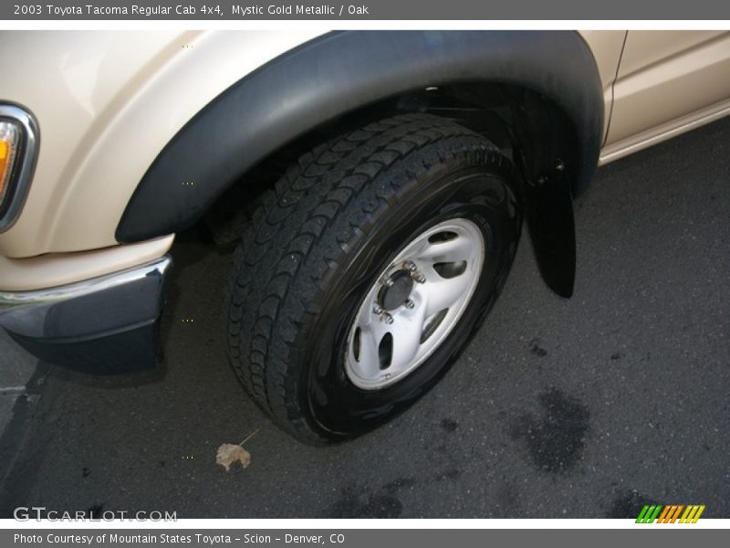 Mystic Gold Metallic / Oak 2003 Toyota Tacoma Regular Cab 4x4