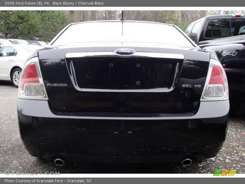 Black Ebony / Charcoal Black 2008 Ford Fusion SEL V6