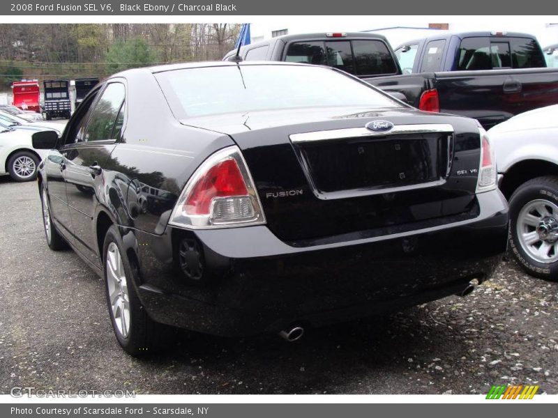 Black Ebony / Charcoal Black 2008 Ford Fusion SEL V6