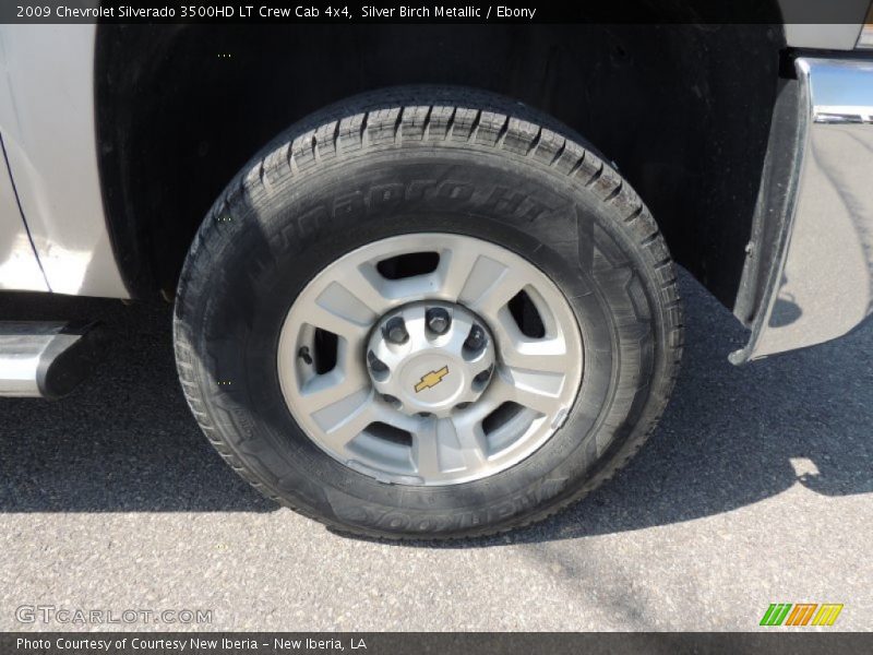 Silver Birch Metallic / Ebony 2009 Chevrolet Silverado 3500HD LT Crew Cab 4x4