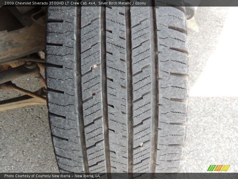 Silver Birch Metallic / Ebony 2009 Chevrolet Silverado 3500HD LT Crew Cab 4x4